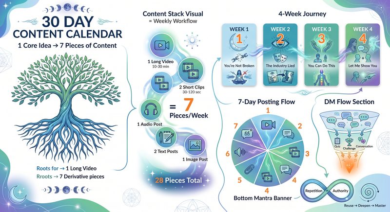 30-Day Content Calendar preview